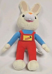 Baby First TV Harry the Bunny Carrot Overalls Plush Toy Stuffie Easter Gift 16″