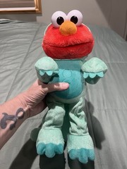 Sesame Street Elmo Dinosaur Costume Dino Stomp Plush Toy Interactive Dance WORKS