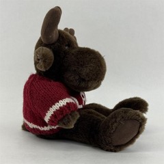 Arctic Circle Enterprises Brown Alaska Moose Plush Animal W/ Knit Sweater 13″