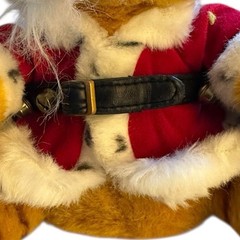 House Of Lloyd Musical Christmas Kitty Plush Orange Tabby Cat 12″ Santa Outfit