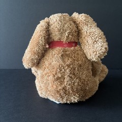 I Love You Brown Puppy Dog Plush Valentine’s Day Gift Red Heart 7”