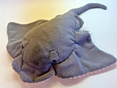 Jellycat Stan Stingray Plush Retired Gray Sea Life Stuffed Animal w/ Tags