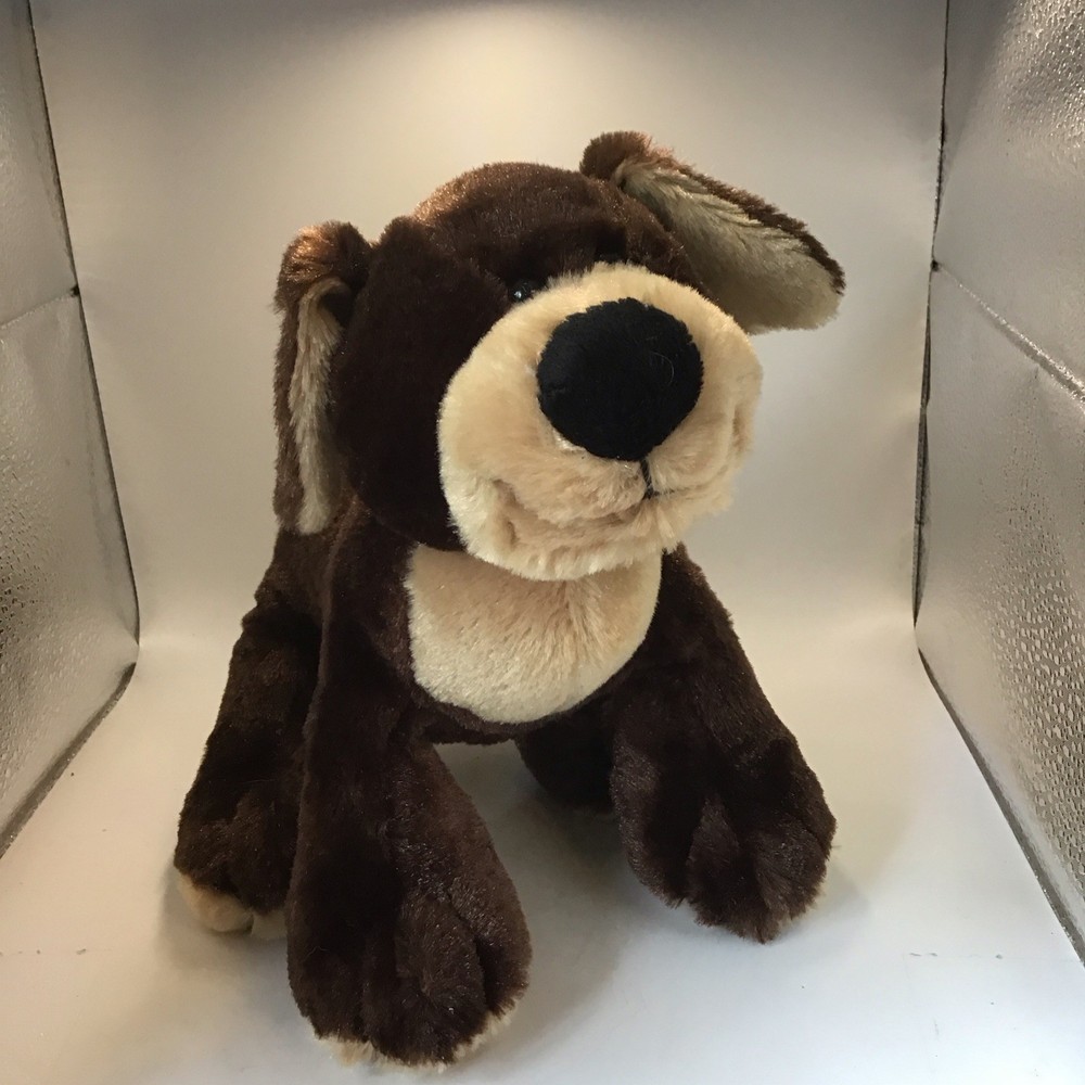 Webkinz Mocha Pup HM348 Ganz Plush Puppy Stuffed Animal Dog No Code Brown