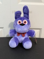 Jazwares Five Nights at Freddy’s FNAF Classic Bonnie 8” Plush Glow Eyes GITD