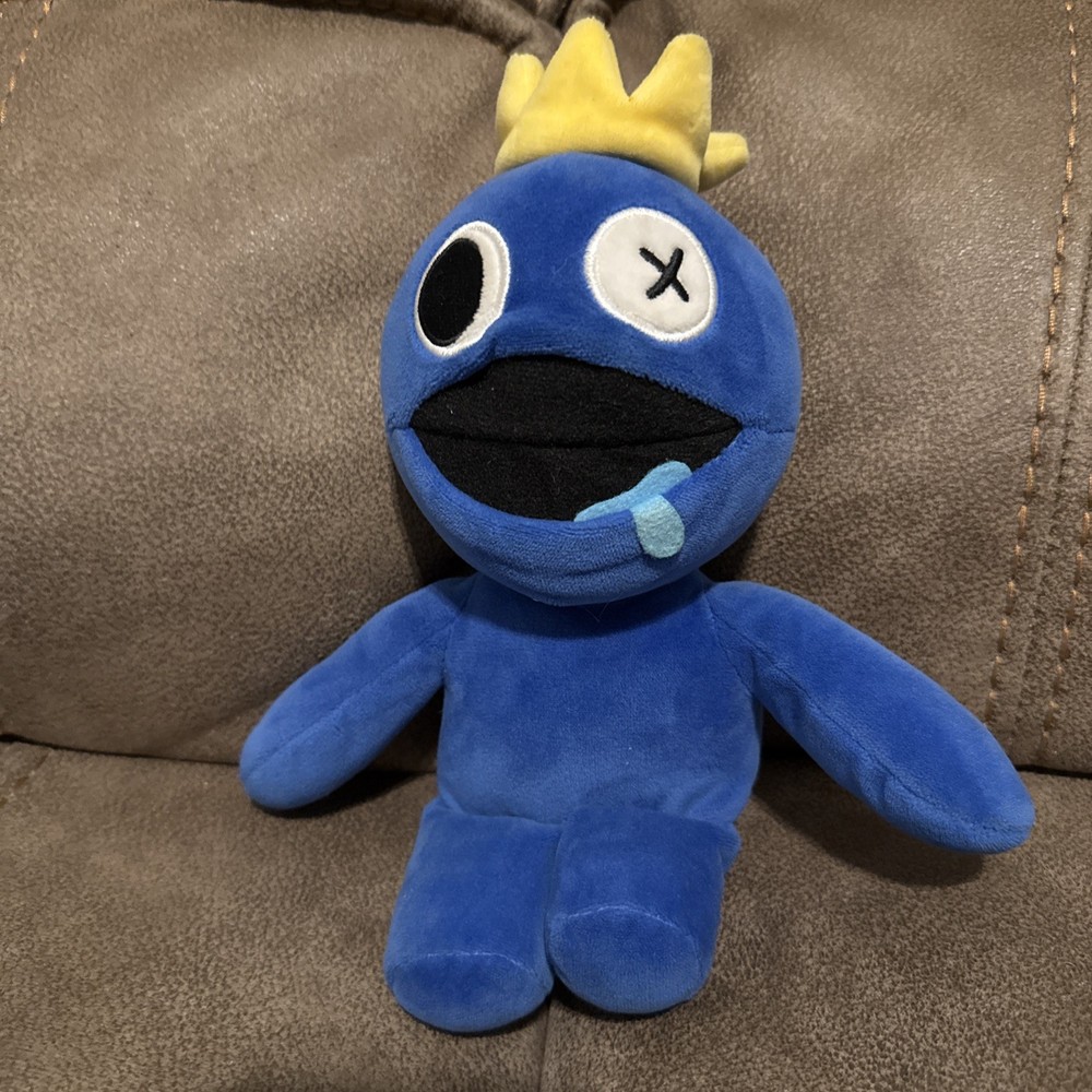 Licensed Rainbow Friends 8” Plush Blue 2023 Series 1 Phat Mojo K1