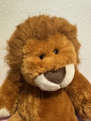 Vintage 1999 Commonwealth Animal Alley 20″ Lion Stuffed Plush Toy HTF