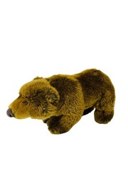 Lelly Plush Brown Grizzly Bear 13″ Venturelli Angelo Soft Stuffed Animal Toy