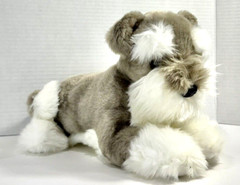 VIAHART Siegfried The Schnauzer Plush Stuffed Animal Toy 13″ Tiger Tale Toys