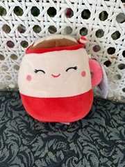 Marshina the Hot Chocolate Cocoa Kellytoy Squishmallow Soft Plush 5″