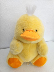 Caltoy Duck Duckling Plush Stuffed Animal Round Chubby Fat Yellow Orange Sits