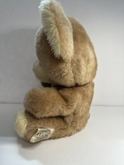 Vintage Dollcraft Industries Stuffed Plush Bear with Wind-Up Music Works
