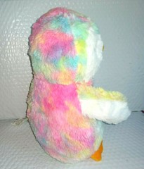 Silver One PENGUIN Pastel Pink Blue Green Yellow Purple White 12″ Soft Plush ’17