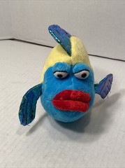 Webkinz Pucker Fish Plush HM438 Crinkle Metallic Fins 9 Inch