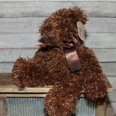 Cuddle Zone 2005 Brown Bow Teddy Bear Target Tags Plush Soft