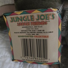 Vintage 90s Jungle Joes Happy The Hippo Plush Stuffed Animal 10″ Talks And Sound