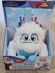 Santaverse SNOBIGGIE Little Grunt Yeti & Story Book NEW Age 3+