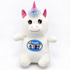 Toy Box Plush Unicorn 17″ White Pink Stuffed Animal Toy NWT New 195464451113