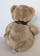 Casual Corner 10″ Plush Brown Bear Plaid Scarf Stuffed Animal “Rare”