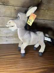 Nanco Dreamworks Shrek 2 Donkey Plush Stuffed Animal Toy Retired 2004