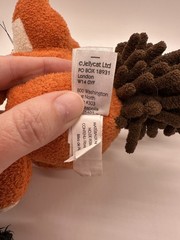 JELLYCAT Noodle Tail Small 6″ Plush Fox- Red Orange Stuffed Animal Toy RETIRED