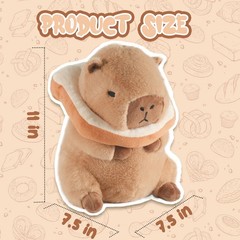 CHDBLOCK Toast 11 inches (H) x 6.3 (W) x (D), Brown