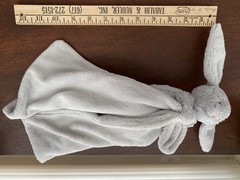 3 Bashful Jelly Cats- Retired Lion & Monkey 12 In, Small Gray Bunny w/ Blanket