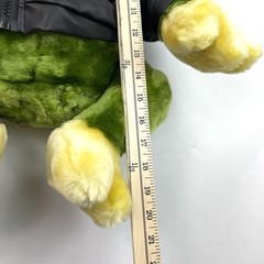 Dan Dee Biker Frog Black Synthetic Jacket “You Rock My Heart” Stuffed Toy Plush