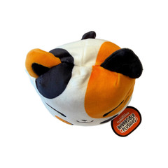 TeeTurtle Reversible Cat Plushie Cute Kawaii Calico Kitty Happy to Angry NWT