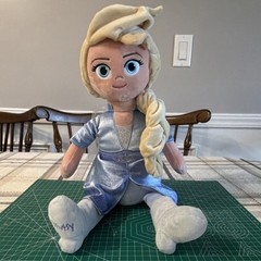 Disney Scentsy Frozen Elsa Plush Toy Medium Blue Dress 2022 3-5 Years 14-24 in