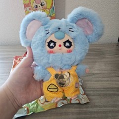 Baby Three Zodiac V2 CONFIRMED BOX SPEACIAL EYES Mouse Blue Plush Pendent