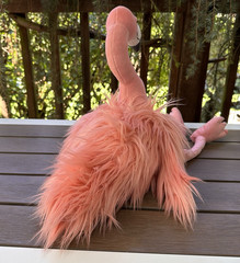 Jellycat Rosario Flamingo Plush Pink Bird Stuffed Animal Toy ROS2F 20.5″ Used