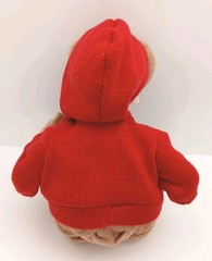 Vintage Universal Studios E.T. Plush 8” Red Hooded Sweatshirt Stuffed Toy