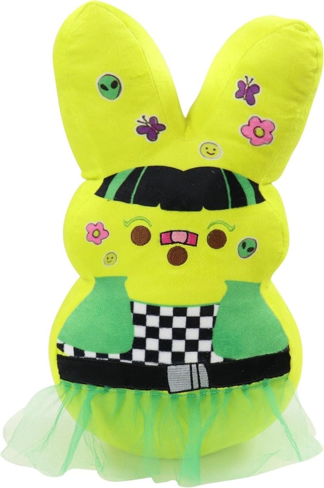 Huggable 15” Yellow Emo Peeps Bunny Plush – Cute Easter Stuffed Toy for Ages 3+