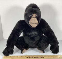 Animal Alley Gorilla Plush Silverback 14” Plush Toys R US Realistic Monkey Y2K