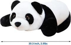 Giant Panda Weighted Plush Animals, 2.87Lbs Cute Big Panda Hugging Pillow Toy…