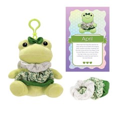 LOT OF 14 FIESTA SCRUNCH BUNCH 6” APRIL THE FROG & 3 SCRUNCHIES OVER $230 RET!