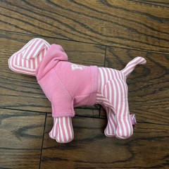 Victoria’s Secret PINK 2006 Striped Mini Dog w/ Logo Hoodie