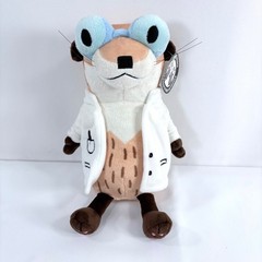 Rare Squishable Salty Sea Otter Plush Google White Lab Coat Scientist Goggles 9″