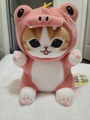 Mofusand Kaiju Nyan Big Pink Monster Cat Plush 9.8″ Taito Dinosaur