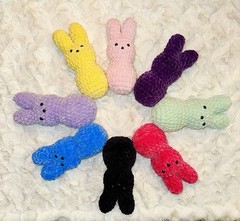 Soft and Squishy Marshmallow Peep-Inspired Bunny 100 Sweet 0% Sticky!
