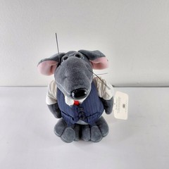 Vintage 1987 Heartline The Rat Pack The Big Cheese Plush w/Suit & Cigar 8″ Tall