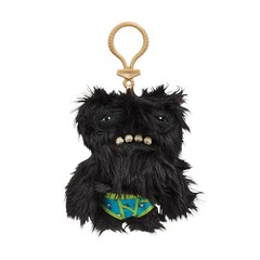 Black Fuggler Funny Ugly Monster Keyrings Plush Squidge Stuffed Doll Toys Pendan