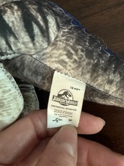 Jurassic World Universal Studios Blue Velociraptor Stuffed Animal Plush Dinosaur