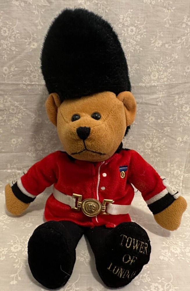 Tower Of London Plush Stuffed Bear Guardsman 15.5” Historic Royal Palaces