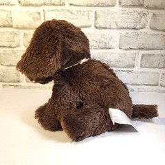 WARMIES Snuggable Chocolate Lab Plush Microwaveable Heat Pad Lavender Scent NWT