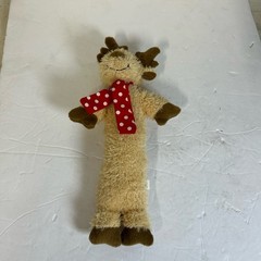 PETCO Stuffed Toy Animal Brown Beige Reindeer Red Scarf Antlers Holiday