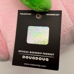Makeship Doug Doug Youtube Pink Bell Pepper Plush 6.5″ Rare