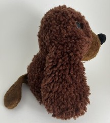 Vintage Rare 1983 Latch & Hug Huggables Brown Dog With Tongue Out 9” Plush