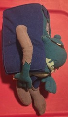 Applause The Pagemaster Plush 1994 Horror Reading Buddy Plush Pocket With Book