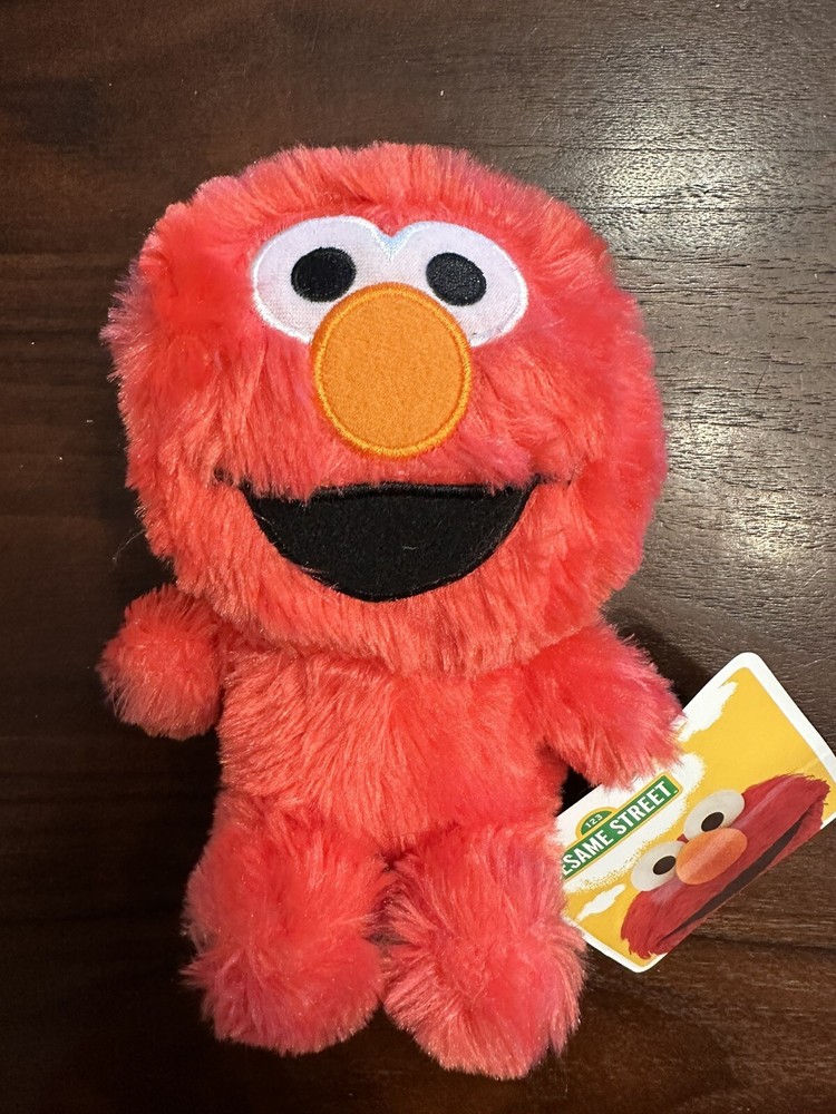 Sesame Street Elmo 7″ Plush Toy Factory Sesame Workshop New Nwt